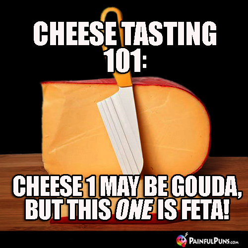 Cheese Tasting 101: Cheese 1 may be gouda, but this one is feta!