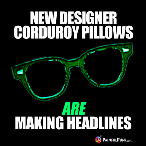 New Designer Corduroy Pillows ARE Making Headlines