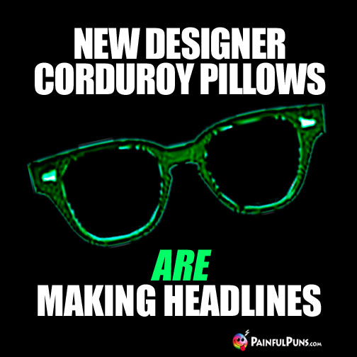 New Designer Corduroy Pillows ARE Making Headlines