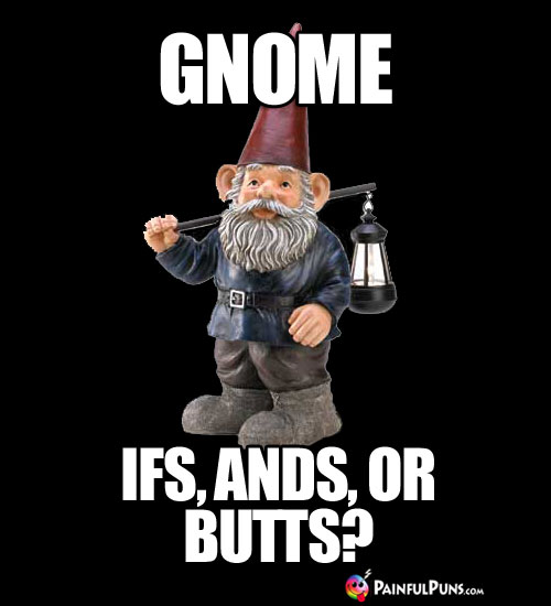 Gnome ifs, ands, or butts?