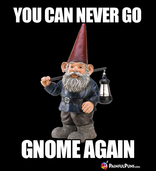 You can never go gnome again