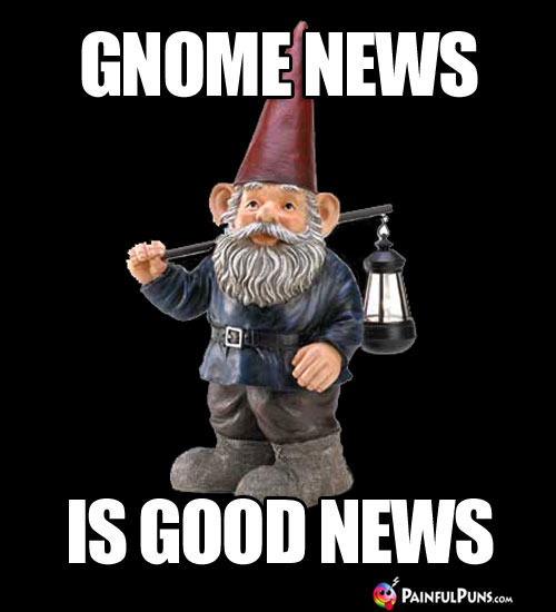 Gnome news is good new