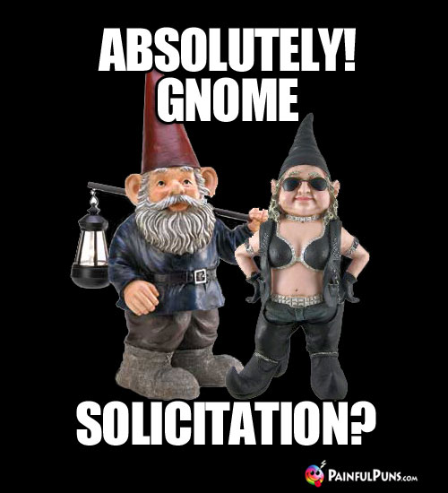 Absolutely! Gnome Solicitation?