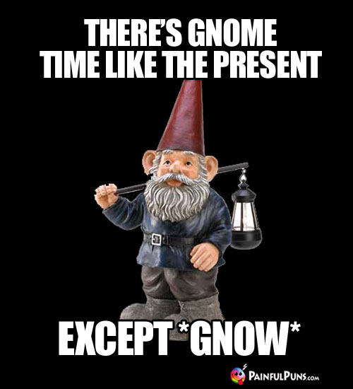 There's gnome time like the present, except GNOW