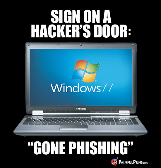 Sign on a Hacker's Door: "Gone Phishing"