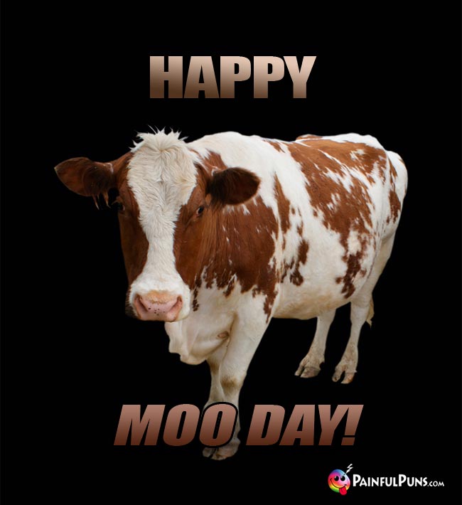 Cow Says: Happy Moo Day!