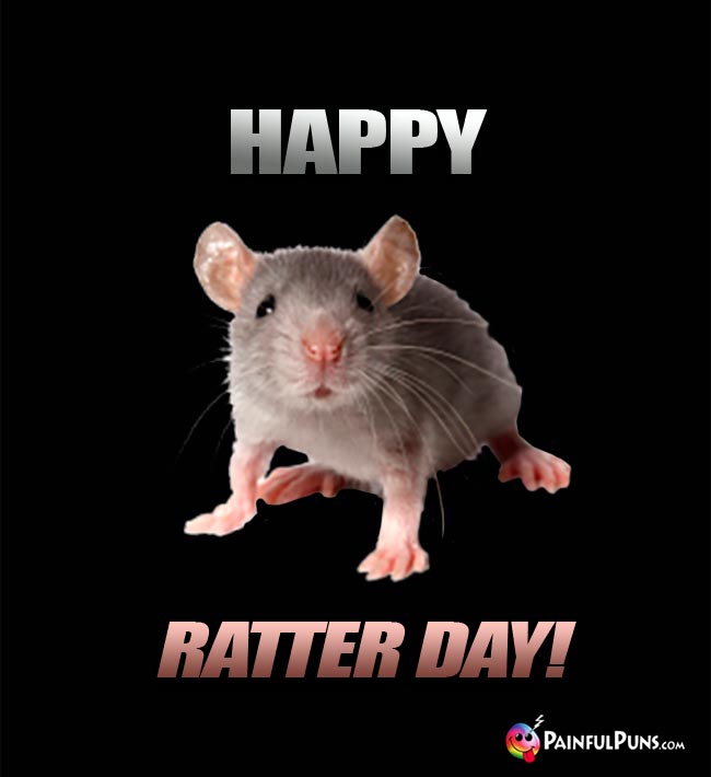 Mouse says: Happy Ratter Day!