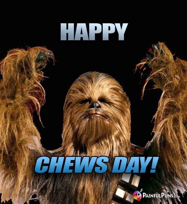 Chewie Says: Happy Chews Day!