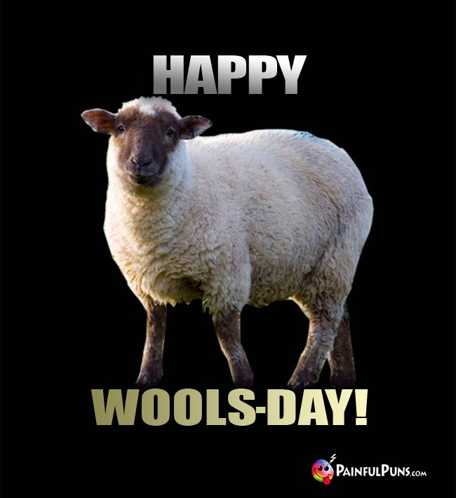 Sheep Says: Happy Wools-Day!